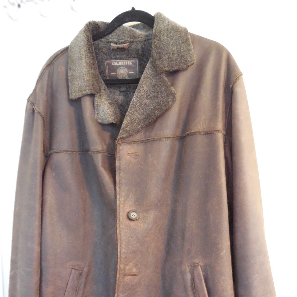 VINTAGE Guess Suede Leather Jacket